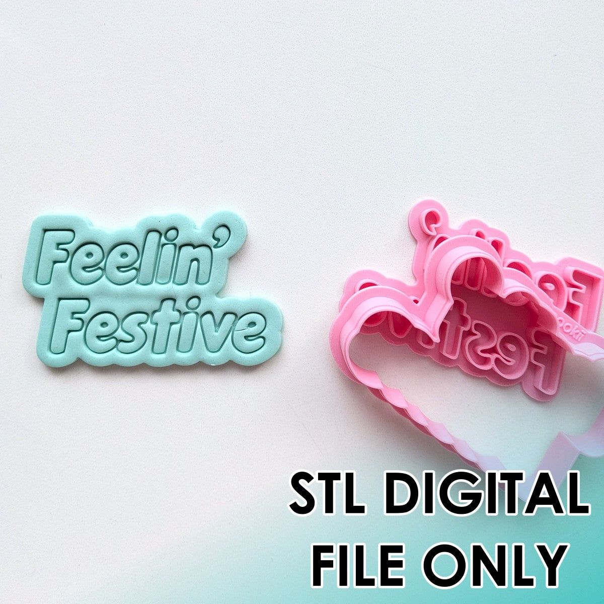 Feelin Festive Outline Cutter & Stamp Set