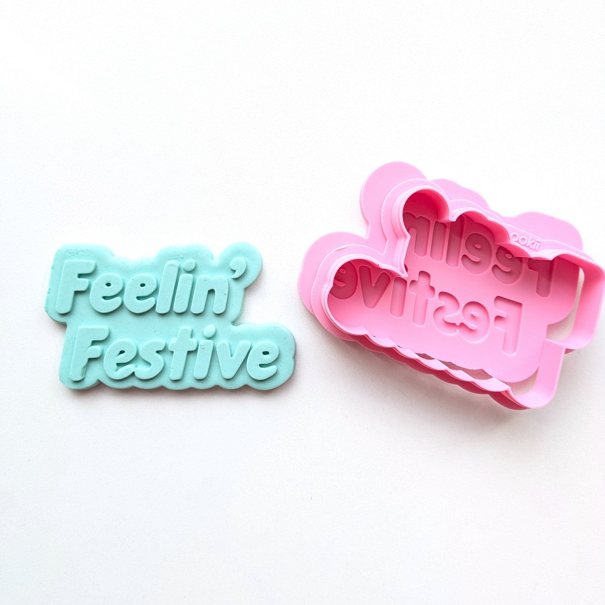 Feelin Festive Raised Stamp & Cutter Set