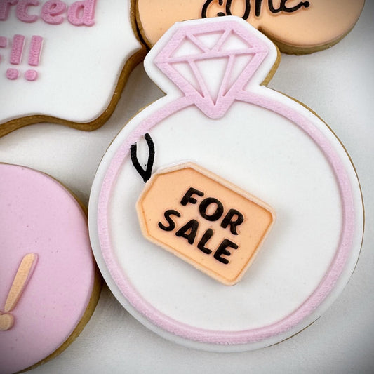 For Sale Diamond Ring - Raised Embosser Set