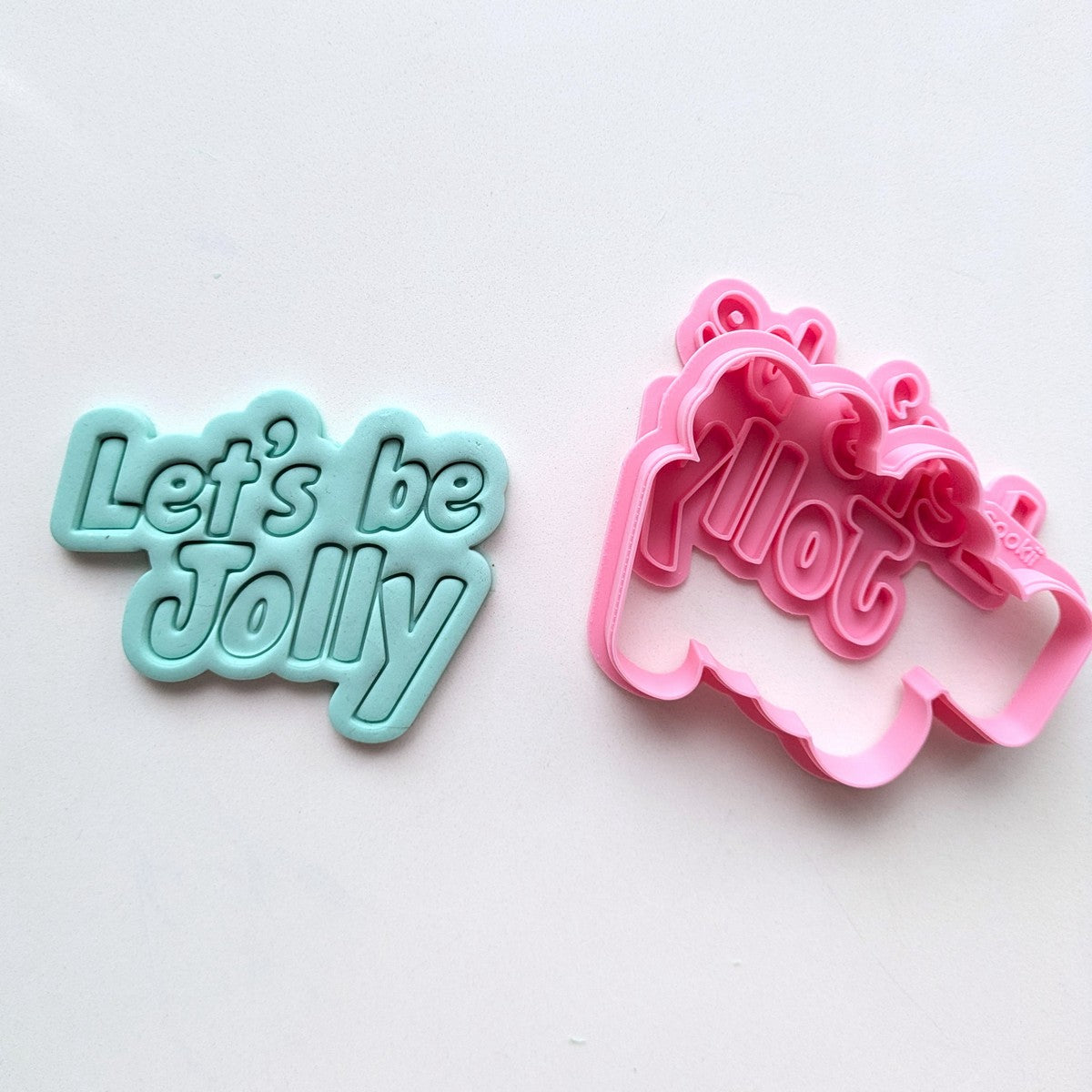 Let's be Jolly Outline Cutter & Stamp Set