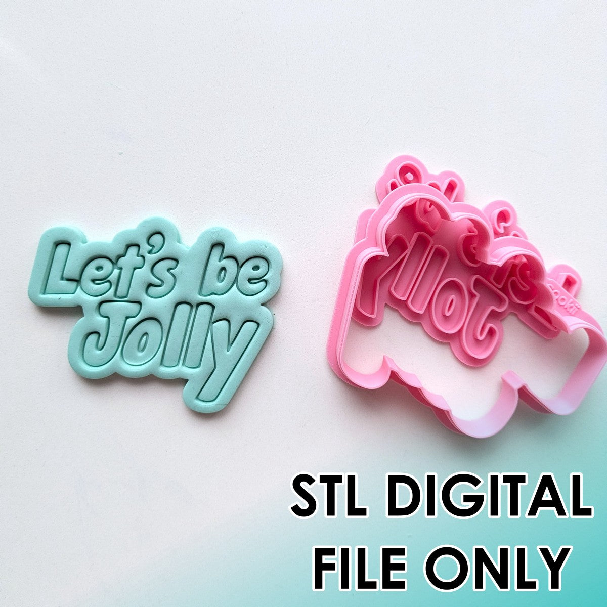 Let's be Jolly Outline Cutter & Stamp Set