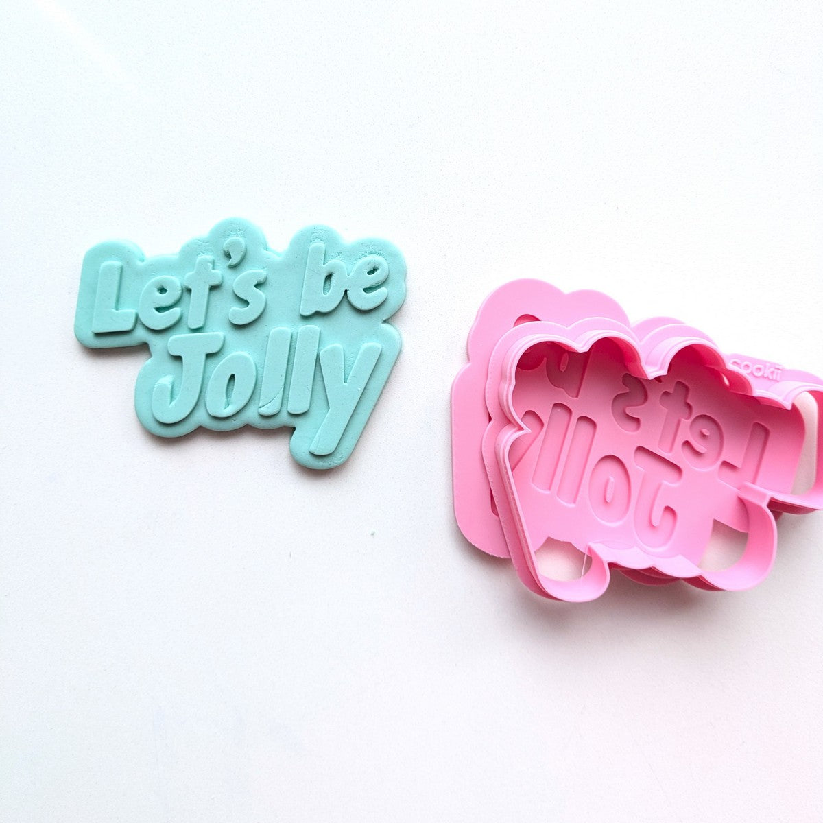 Let's be Jolly Raised Stamp & Cutter Set