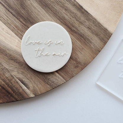 "love is in the air" - Raised Embosser