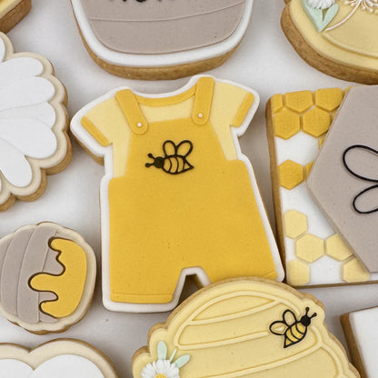 Boy Bee Romper - Cutter & Raised Stamp Set