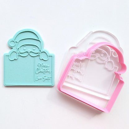 Santa's Postcard - Raised Embosser Set