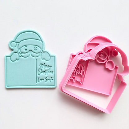 Santa's Postcard Cutter & Stamp Set