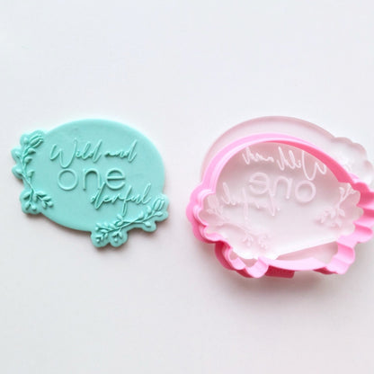 "Wild and Onederful" Raised Embosser Set