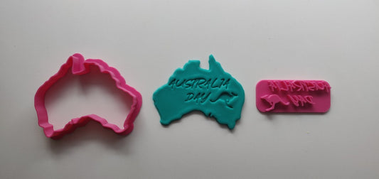 Australia Day - Cutter & Embosser Set