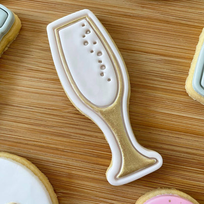 Champagne Glass - Cutter & Embosser Set