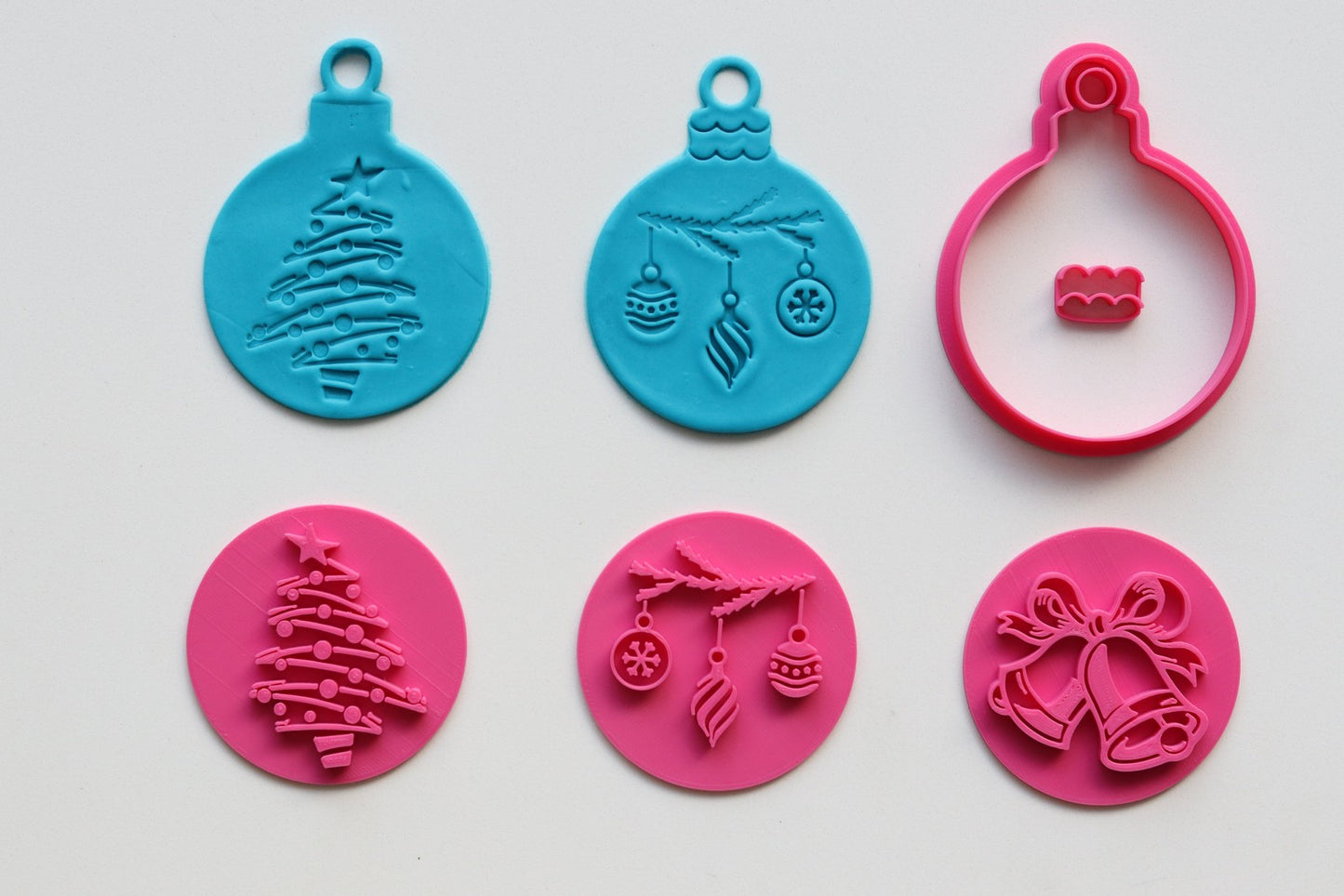 Christmas Decorations - 7cm embosser