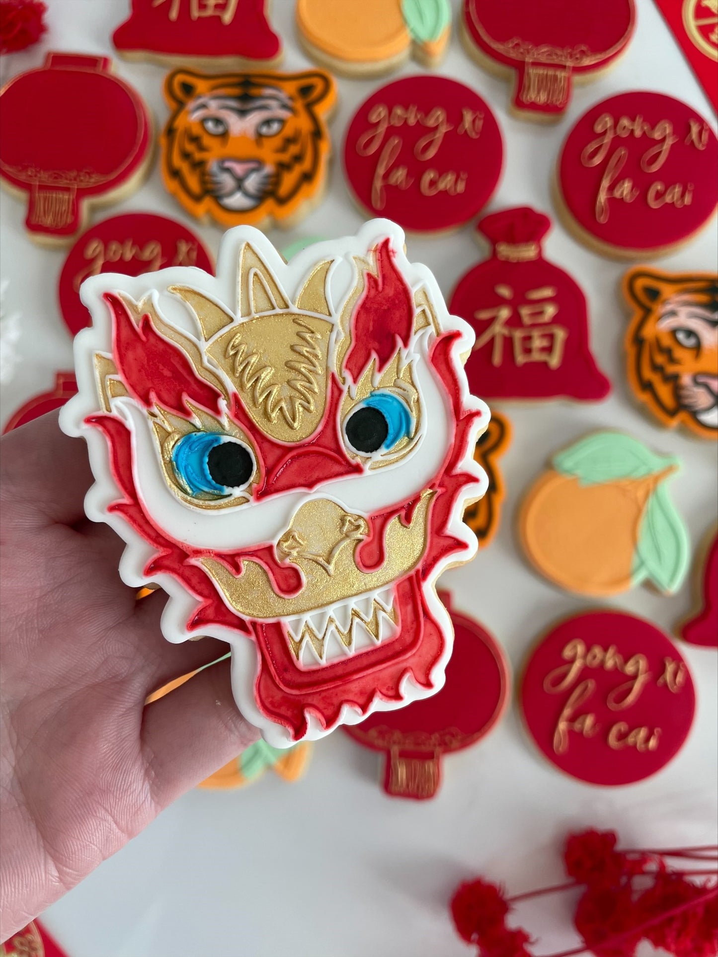 CNY Dragon - Raised Embosser Set