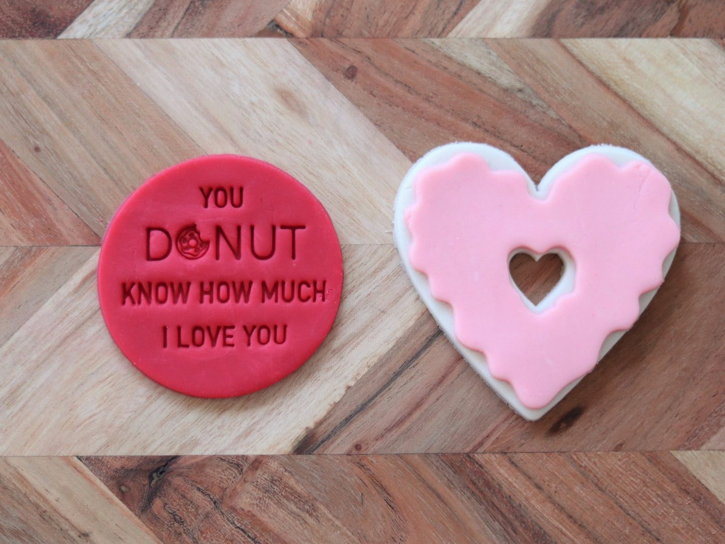 "You Donut Know How Much I Love You" - 7cm stamp