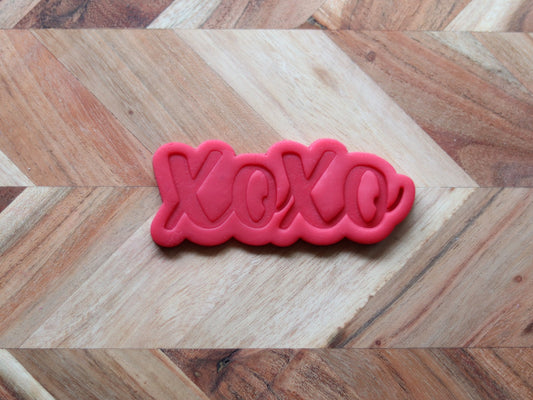 "XOXO" Bubble - Cutter & Stamp Set