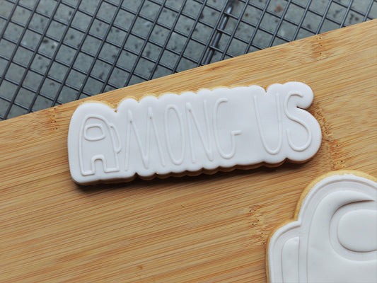 Among Us Logo - Raised Embosser Set