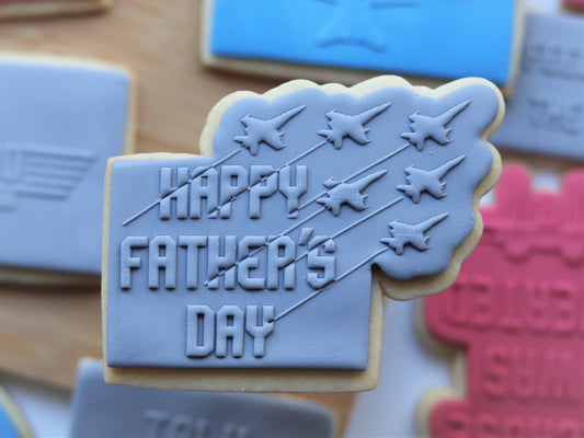 Happy Father's Dad Flyby - Raised Embosser Set
