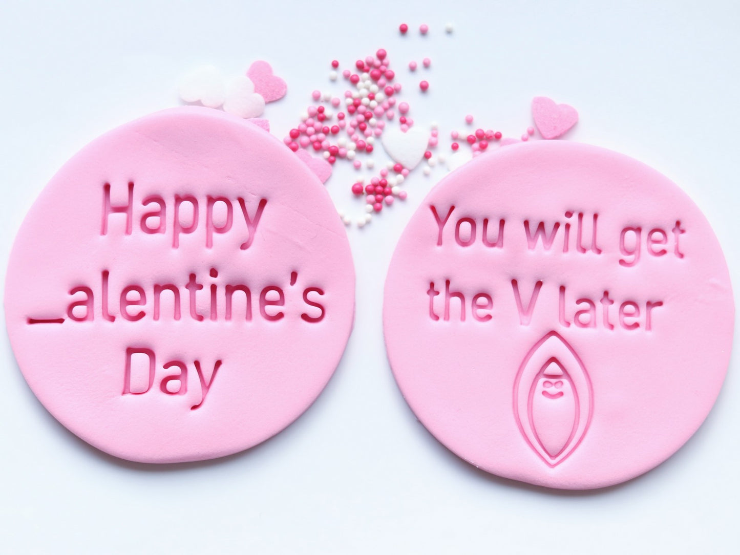 "Happy _alentine's Day" - Stamp Twin Set *RUDE*