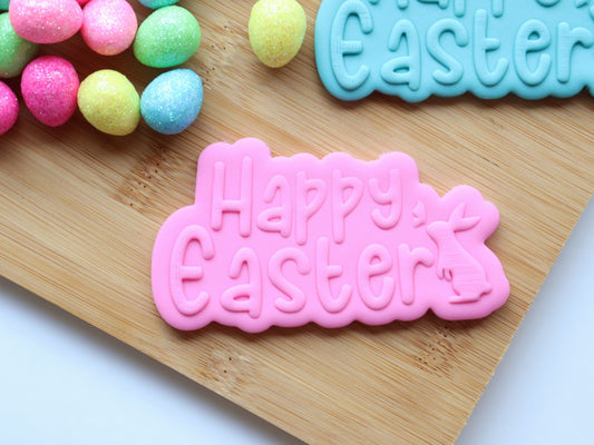 "Happy Easter" Bubble - Raised Embosser Set