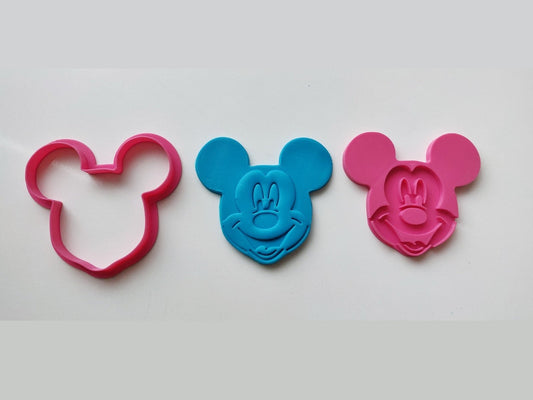Mickey Mouse - Cutter & Embosser 4 piece Set