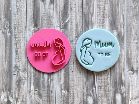 "Mum To Be"- 7cm embosser