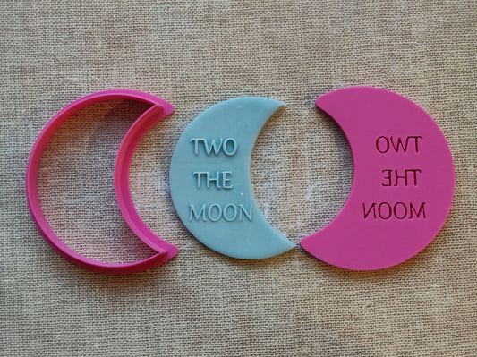 "Two The Moon" - Cutter & Debosser Set