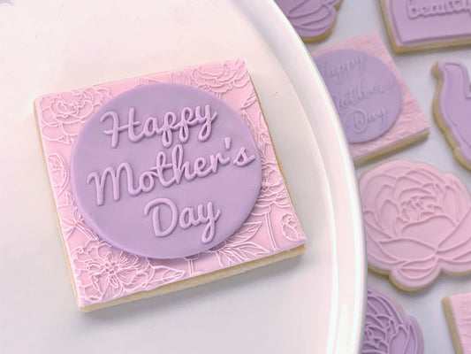 "Happy Mother's Day" Style 2 - Raised Embosser