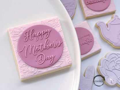 "Happy Mother's Day" Style 1 - Raised Embosser