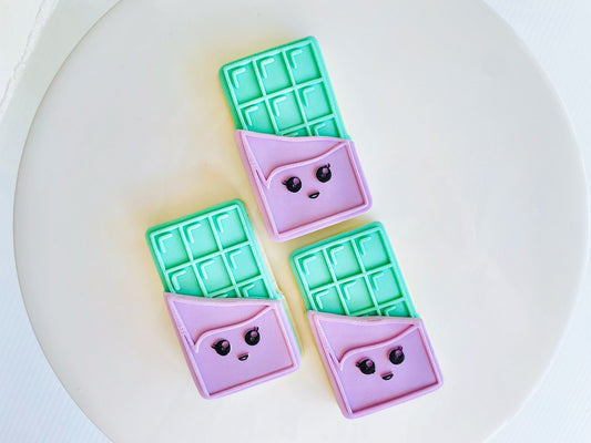 Kawaii Chocolate Bar - Raised Embosser Set