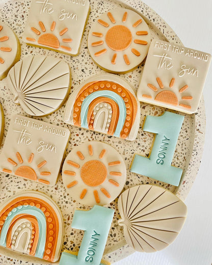 "First trip around the Sun" - Raised Embosser