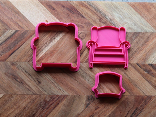 Sofa Chair - Cutter & Embosser 3 piece Multi Set